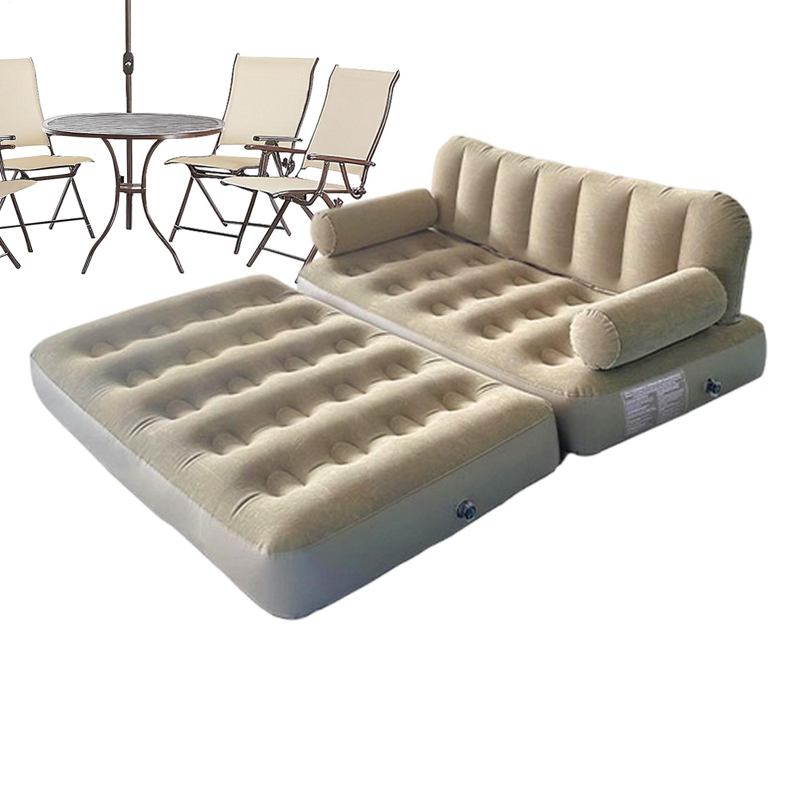 Outdoor Daybed Furniture - Sofá inflável com bomba de ar,
