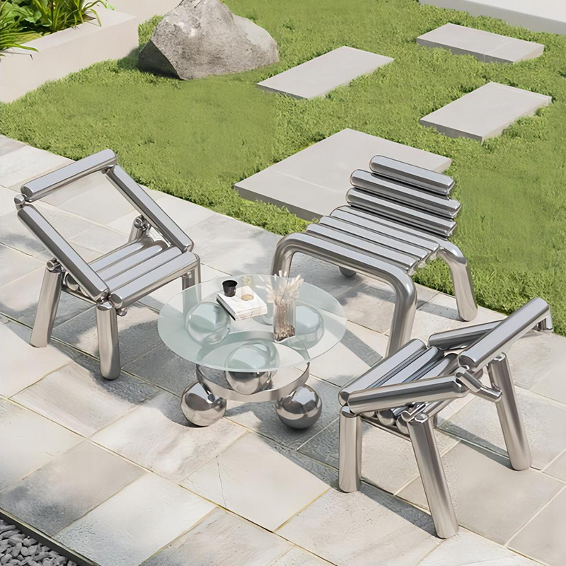 Cadeira de aço inoxidável, lux - Outdoor Furniture Luxury avaliação e preço