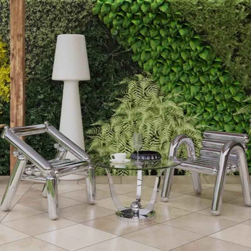 Cadeira de aço inoxidável, lux - Outdoor Furniture Luxury avaliação e preço