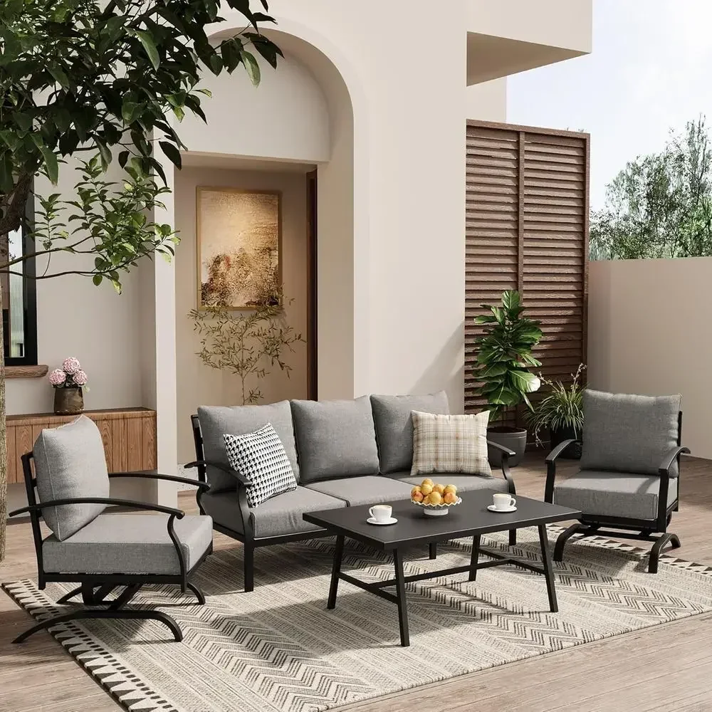 Conjunto de mobiliário de meta - Outdoor Furniture Metal Chairs avaliação e preço