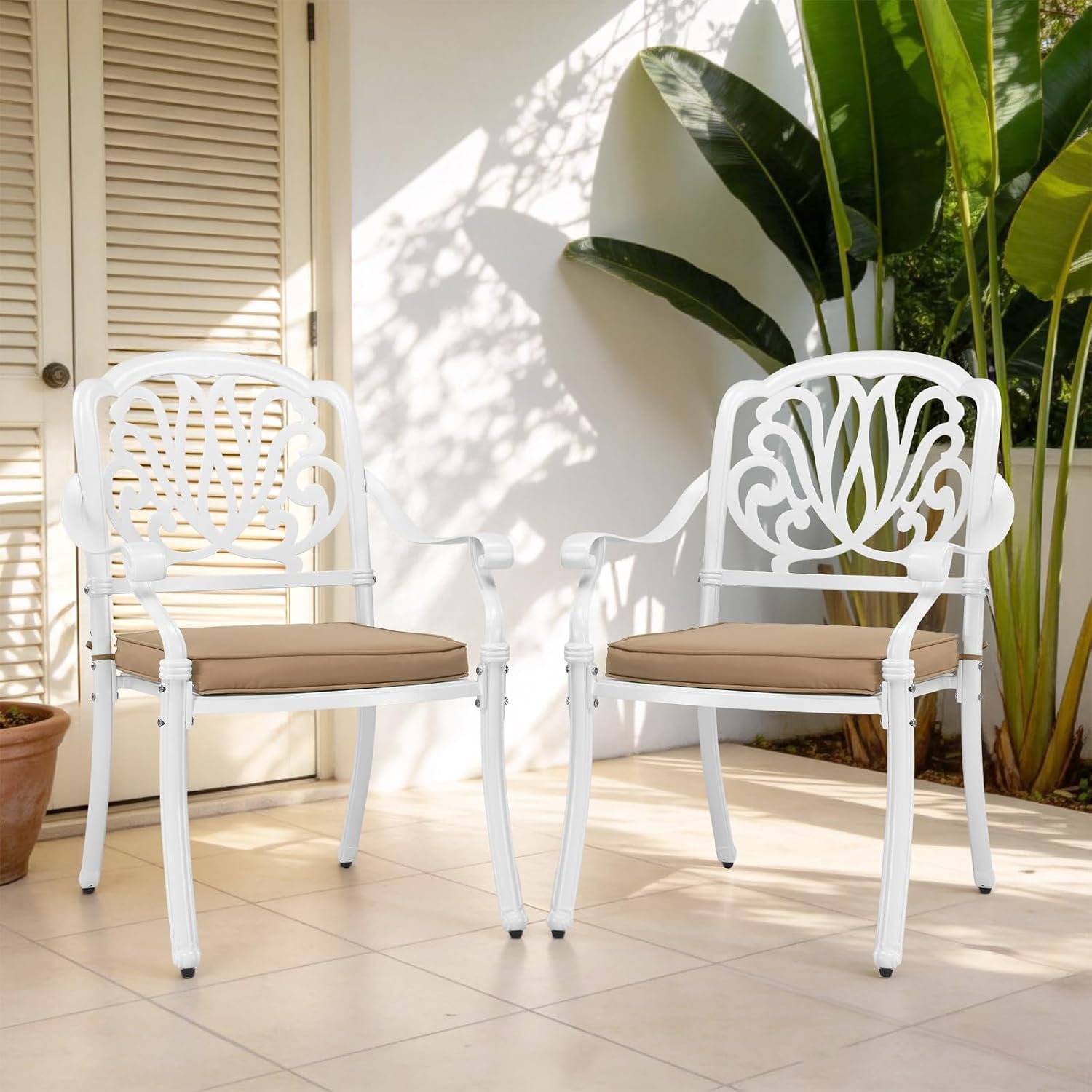 Conjunto de Cadeiras de Jantar - Outdoor Furniture Metal Chairs avaliação e preço