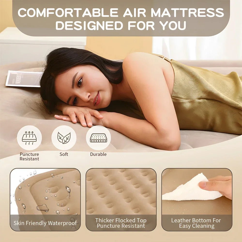 Colchão de ar Queen com bomba  - Outdoor Furniture Luxury avaliação e preço