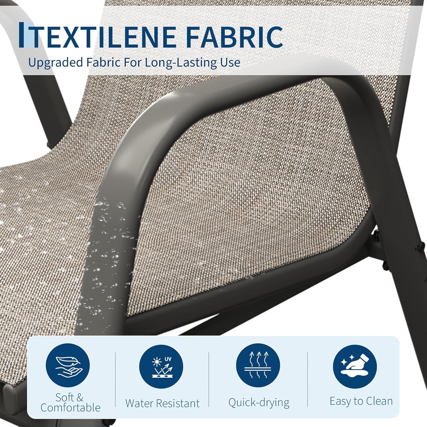 Conjunto de 4 Cadeiras de Jant - Outdoor Furniture Metal Chairs avaliação e preço