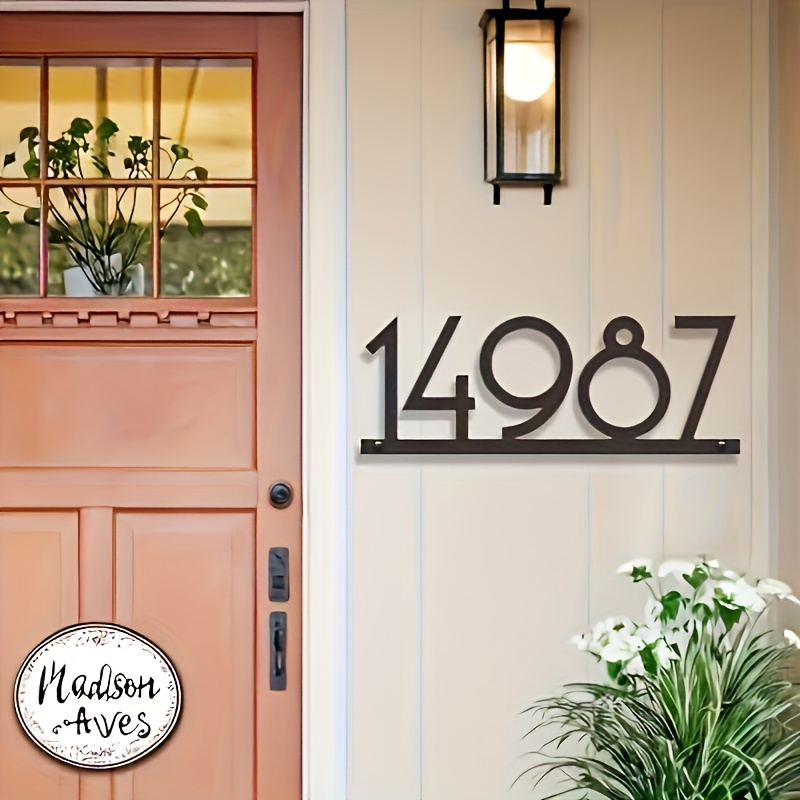 Placa de Endereço Personalizad - Outdoor Furniture Metal avaliação e preço