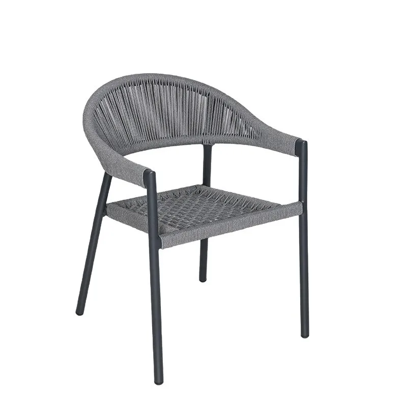 Cadeira de Jantar de Rattan co - Outdoor Furniture Metal Chairs avaliação e preço